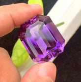 Octagon Cut Purple Color Amethyst Gemstone, Loose Gemstone, Amethyst Faceted Cut Stone for Jewelry Making, Gemstone Jewelry - 72.20 CT